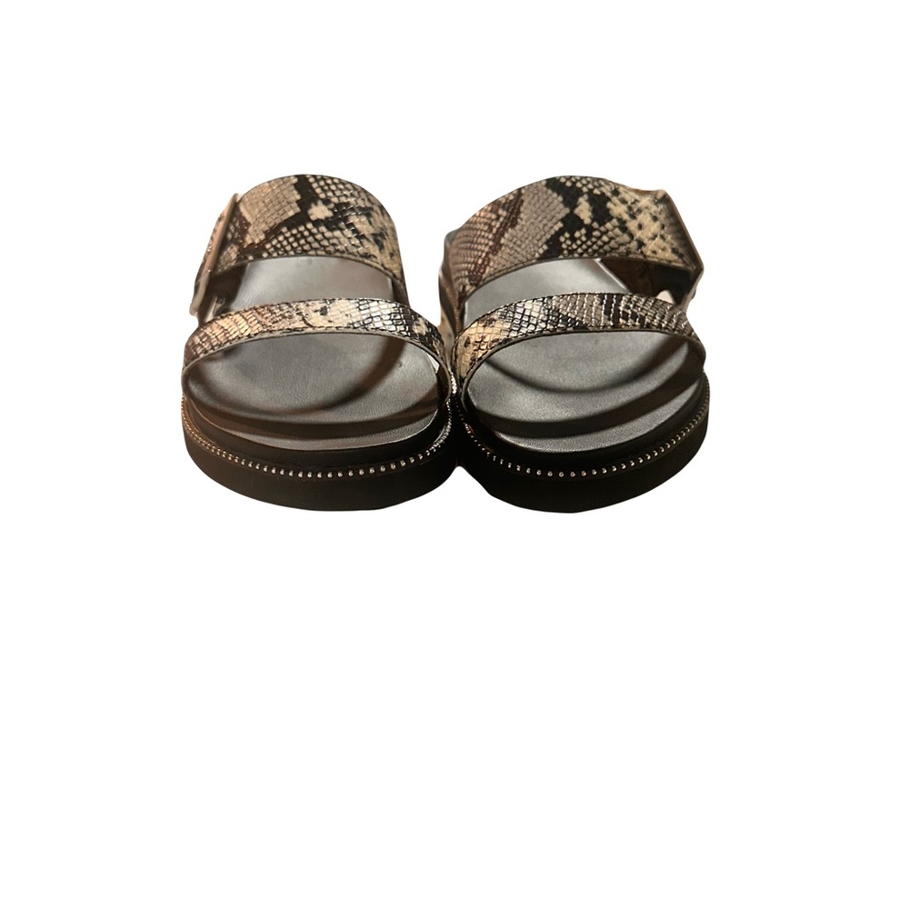 Sorel Black and white Snake Print Sandals